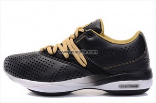 Reebok锐步easytone 2012新款1012跑步鞋黑金色 女