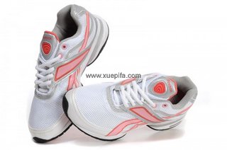 Reebok锐步easytone 2012新款1010跑步鞋白浅灰粉红色 女