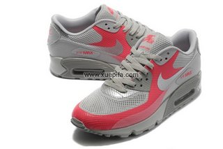 Nike耐克Air max跑鞋 2012新款星座灰红 男