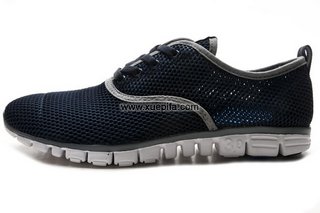 Nike耐克赤足跑鞋 2012新款3.0极品大网眼深蓝色 男