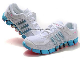 Adidas阿迪毛毛虫跑鞋 2012新款360超轻白月 女