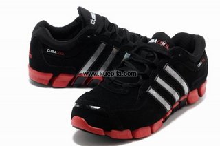 Adidas阿迪毛毛虫跑鞋 2012新款四代反毛皮黑红 男