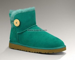 Ugg雪地靴短筒靴 2012新款羊皮毛一体3352宝石绿色 女