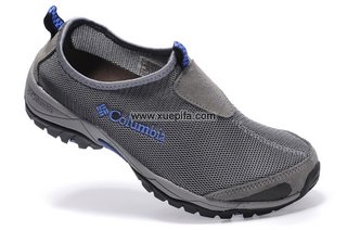 哥伦比亚网布鞋 2012热销升级版灰蓝 男