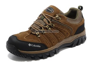 哥伦比亚登山鞋 2012新款户外运动棕色 男