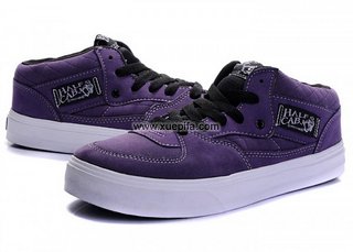 Vans万斯half cab 秋冬新款紫色 男女