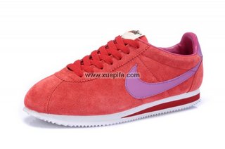 Nike耐克阿甘鞋 冬季反毛皮红紫色 男女