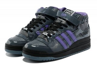 潮流板鞋 联名鞋adiColor Mens FORUM LO黑紫 G12403 男女