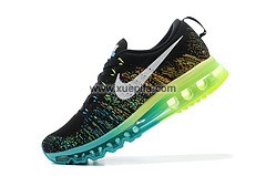 Air max跑鞋2014全气垫620469-001黑玉荧光绿 男